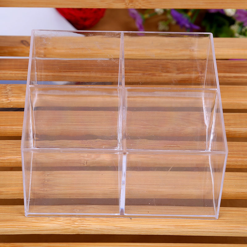 4格无盖ps塑料盒 珠宝首饰展览盒 挂件整理 创意家居收纳产品图