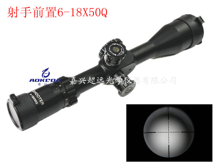 Shooter 6-18X50Q front side adjustable scope
