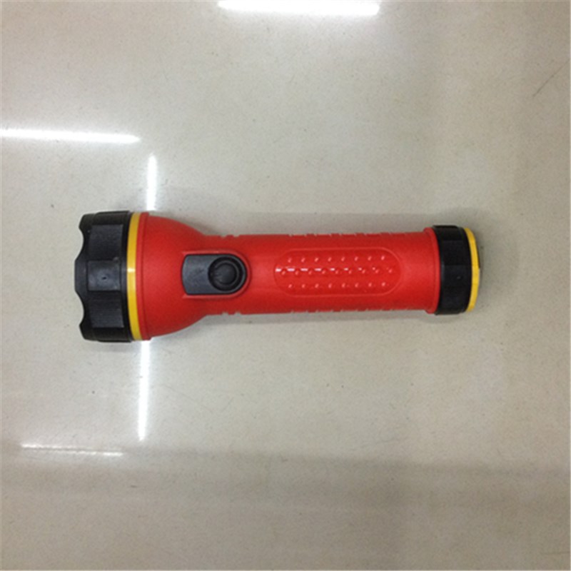 Plastic flashlight FA1 2 No. 1 batteries are exported directly from the factory