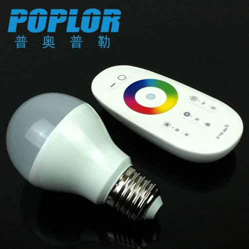 6W LED bulb RGBW regulator set wifi control remote control bulb full figure