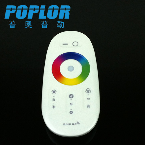 2.4G 触摸RGBW遥控器无线电PF射频距离20到30米产品图