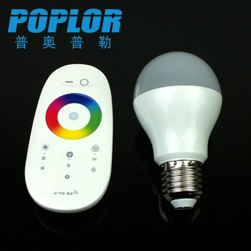 6W LED bulb RGBW regulator set wifi control remote control bulb details Picture