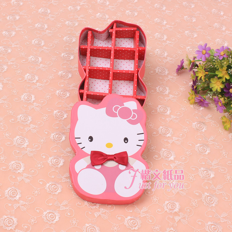 卡通KT8格巧克力盒高档礼品包装盒 生日糖果礼品盒产品图