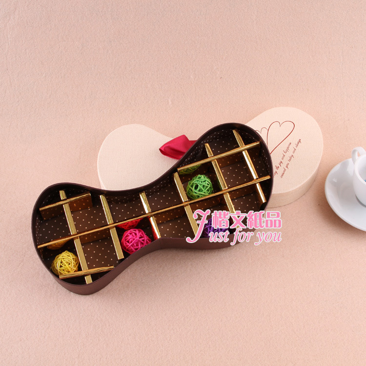 New high-grade abnormity 12 bar chocolate box gift box candy box wholesale