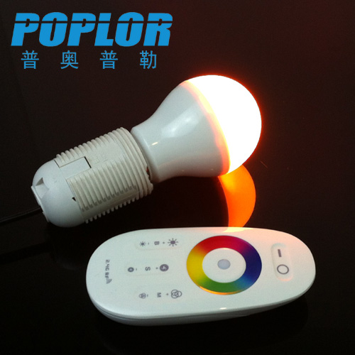 LED bulb 6W RGBW regulator wifi controller remote control bulb set Specification drawing