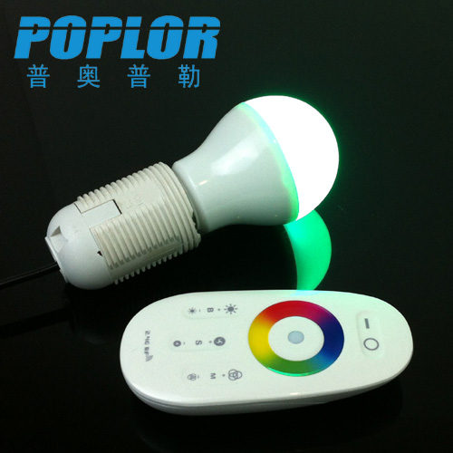 6W LED bulb RGBW regulator set wifi control remote control bulb Specification drawing