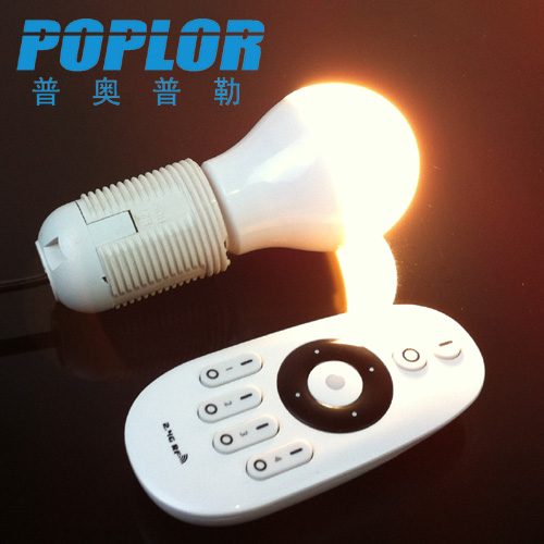 LED bulb 6W color temperature regulator wifi controller remote control bulb set Specification drawing