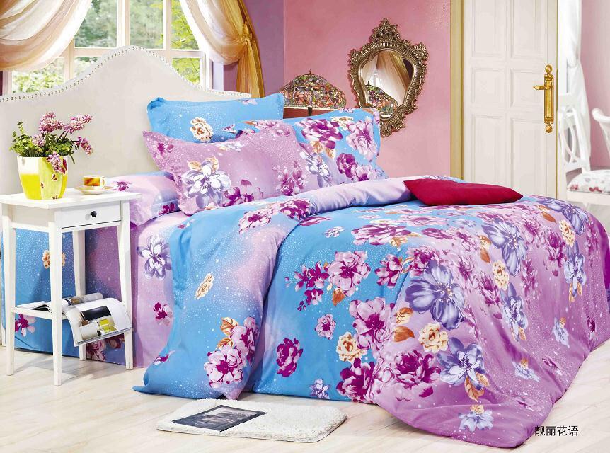 Bedclothes home textile four-piece set full figure