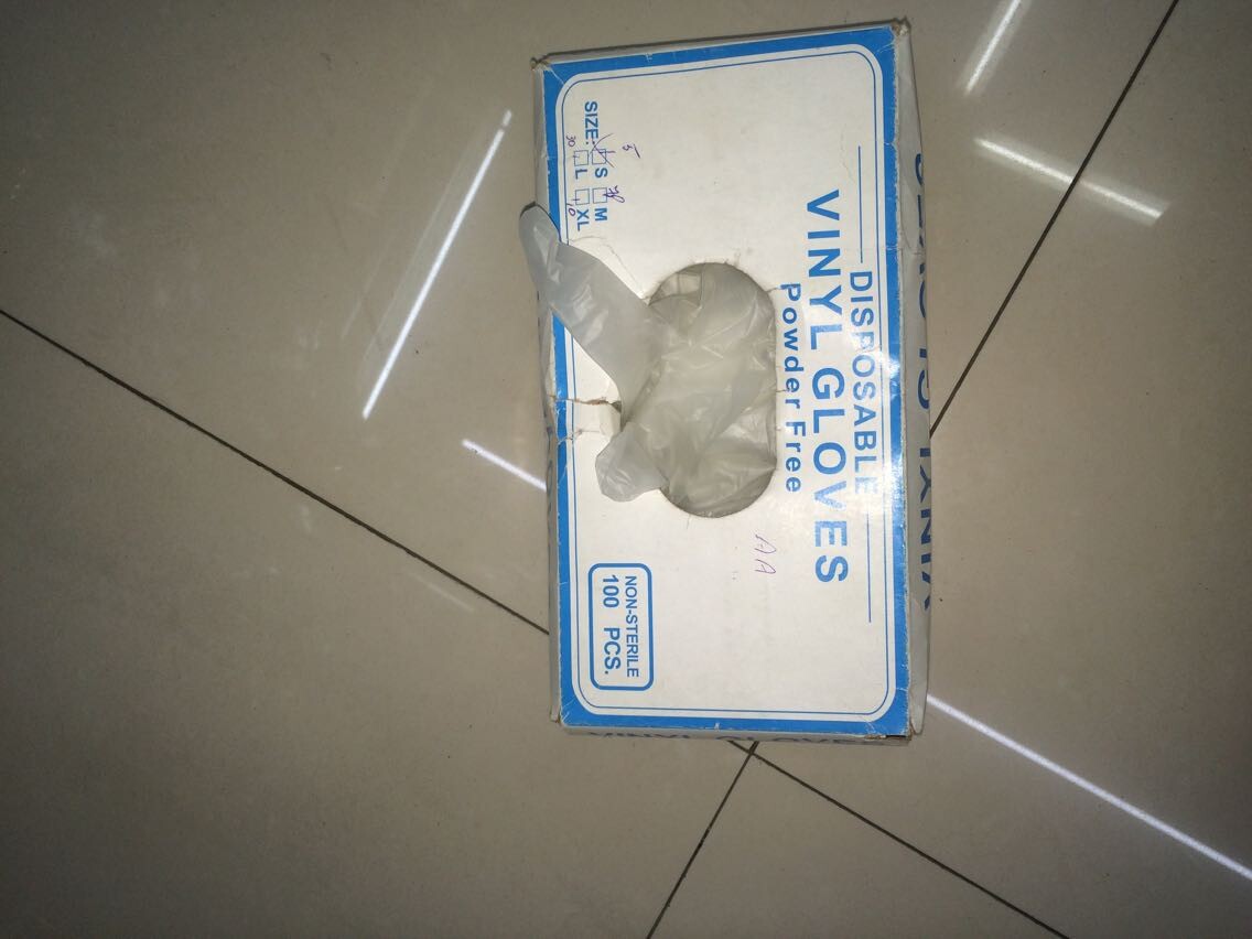 Rubber gloves, latex gloves, boxed, practical