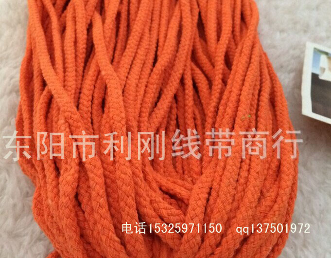 5Mm Thick White Color Eight Strands Of Hollow Cotton Rope Braid 8 Strands Of Cotton Pants Waist Rope Bundle Pocket Draw Rope Application Scenario