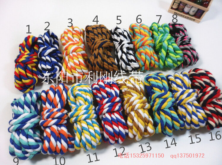 7Mm Color Three Strands Cotton Rope Clothing Accessories Decorative Rope Diy Handmade Rope Wholesale 1 Application Scenario