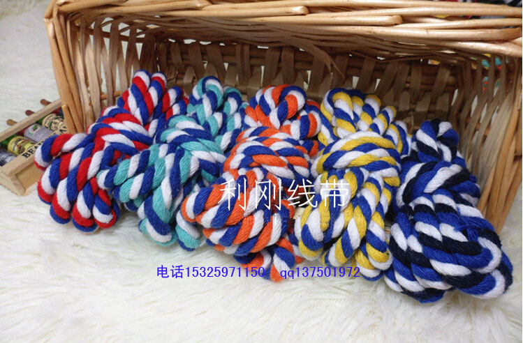 7Mm Color Three Strands Cotton Rope Clothing Accessories Decorative Rope Diy Handmade Rope Wholesale 1