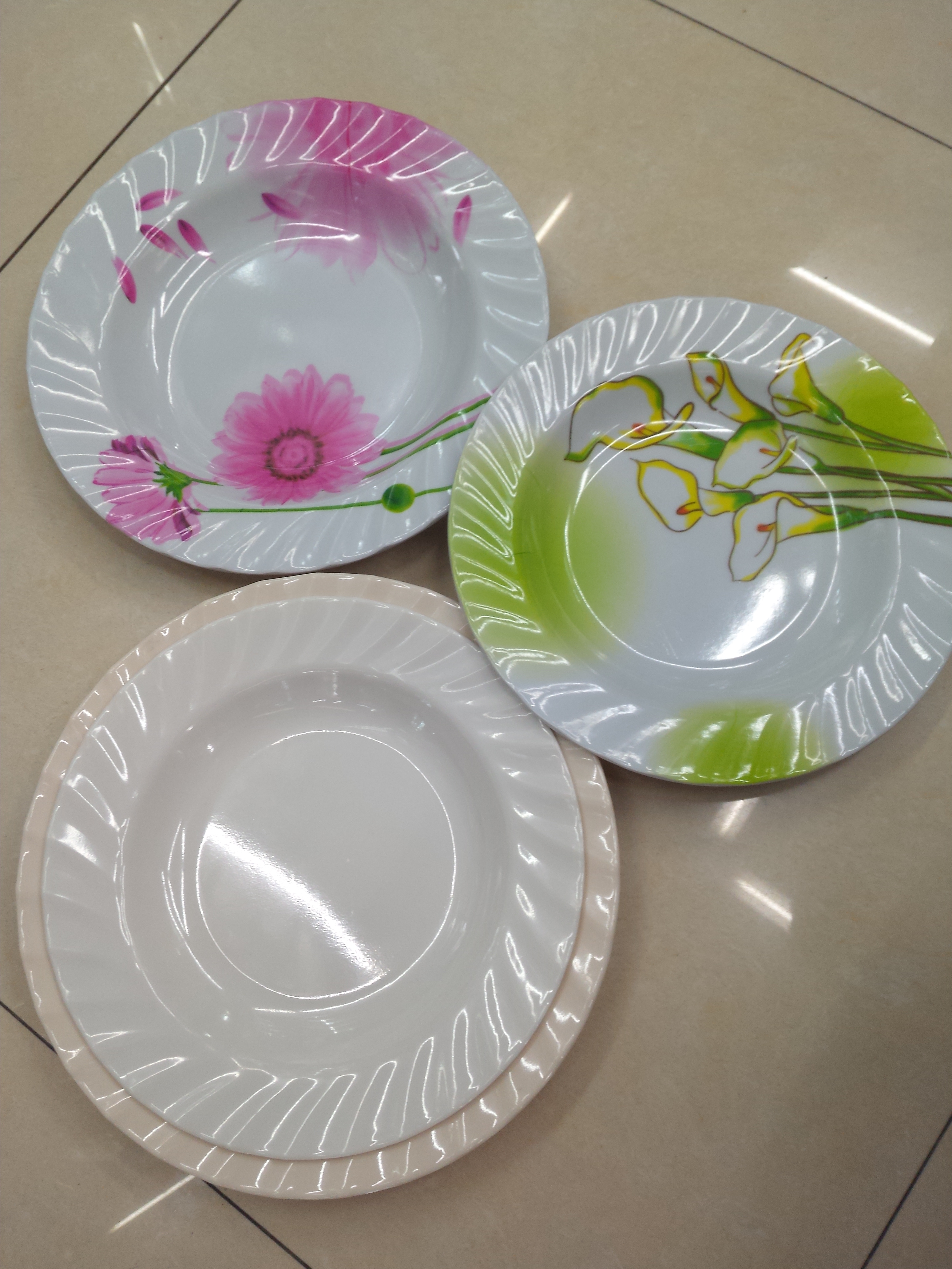2230-9 波纹密胺深盘9寸160克