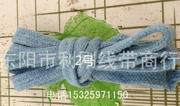 Factory Direct Sales Red Yellow Blue Green Purple Color 8Mm Hollow Cotton Rope Flat Cotton Rope Waistband Drawstring 1 Application Scenario