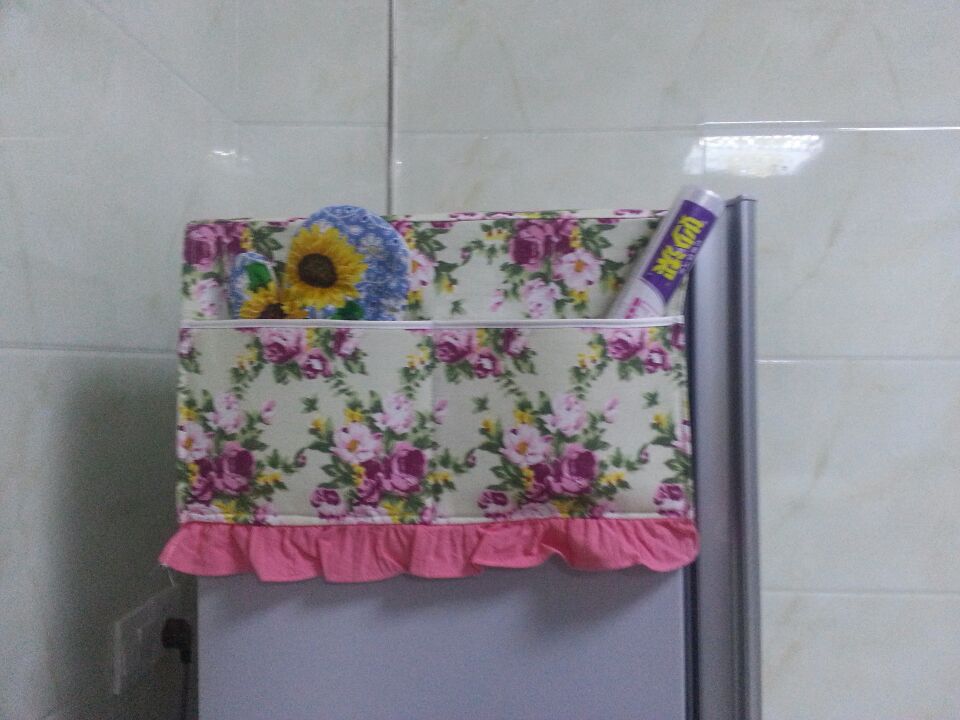 Self-Produced And Self-Marketing Cotton Canvas Sand Washing Cotton Cloth Refrigerator Dust Cover Refrigerator Towel Application Scenario