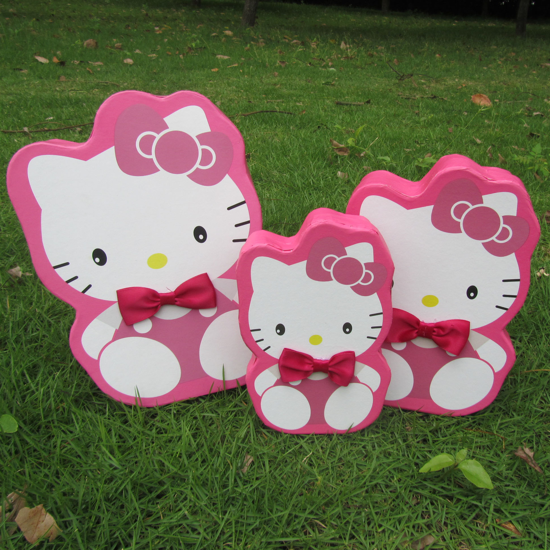 可爱卡通 礼品盒收纳盒化妆盒 三件套饰品盒