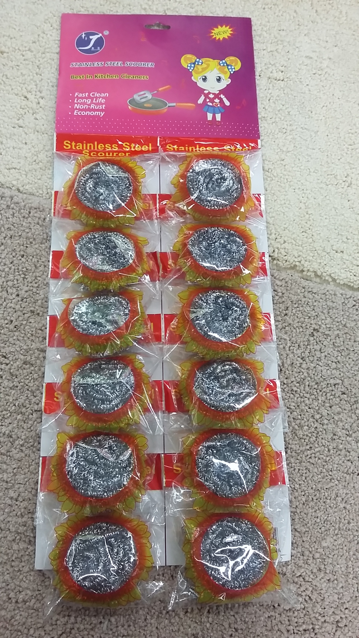 YJA015-12XQK 加厚削皮刀刮皮刀瓜果刀套装12个装家用厨房削水果蔬菜专用细节图