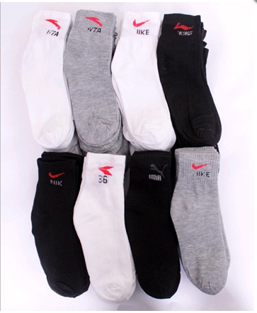 Men's sports socks cheap cotton socks in tube men's socks small computer socks manufacturers direct