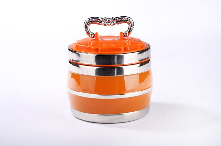 Colorful double-layer stainless steel vacuum insulated lunch box, insulated bucket, student lunch box, warm box, pot, high quality