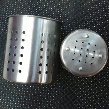 Stainless steel chopstick holder, straw bucket, kitchen tableware, chopstick holder, knife and fork storage box, draining chopstick cage, chopstick basket Specification image