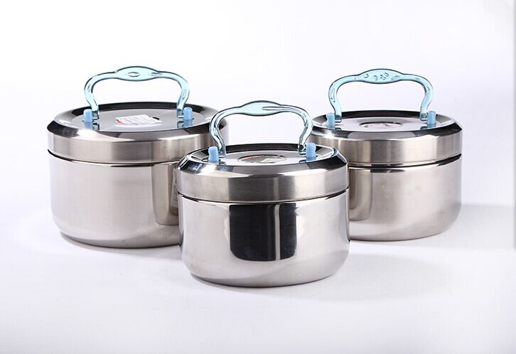 Double-layer stainless steel lunch box, bento box, insulated box, sealed insulated lunch box, high quality