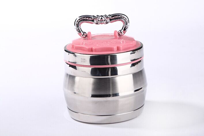 Stainless steel vacuum insulated lunch box bucket, double-layer bento box, cute and creative student meals, high quality