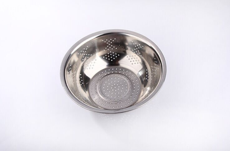 Professional stainless steel water-draining rice-washing basin, rice-washing basket, rice-washing sieve, rice-washing basin, rice-washing basket, water-draining basket, fruit and vegetable basket, leaky basin