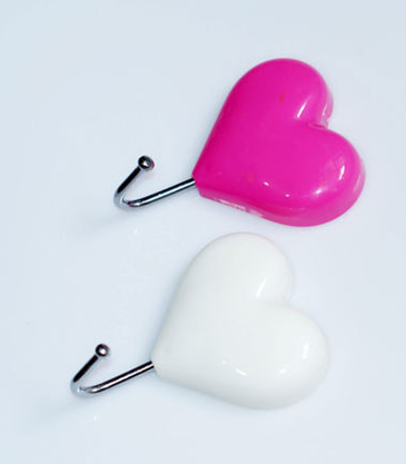 2P Heart Magnet Refrigerator Sticker Magnetic Hook Door Hook/Sticky Hook details Picture