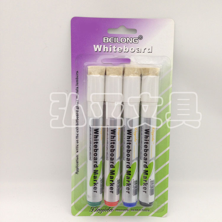 With magnet and whiteboard pen, you can use 2 markers, 3 markers and 4 CARDS