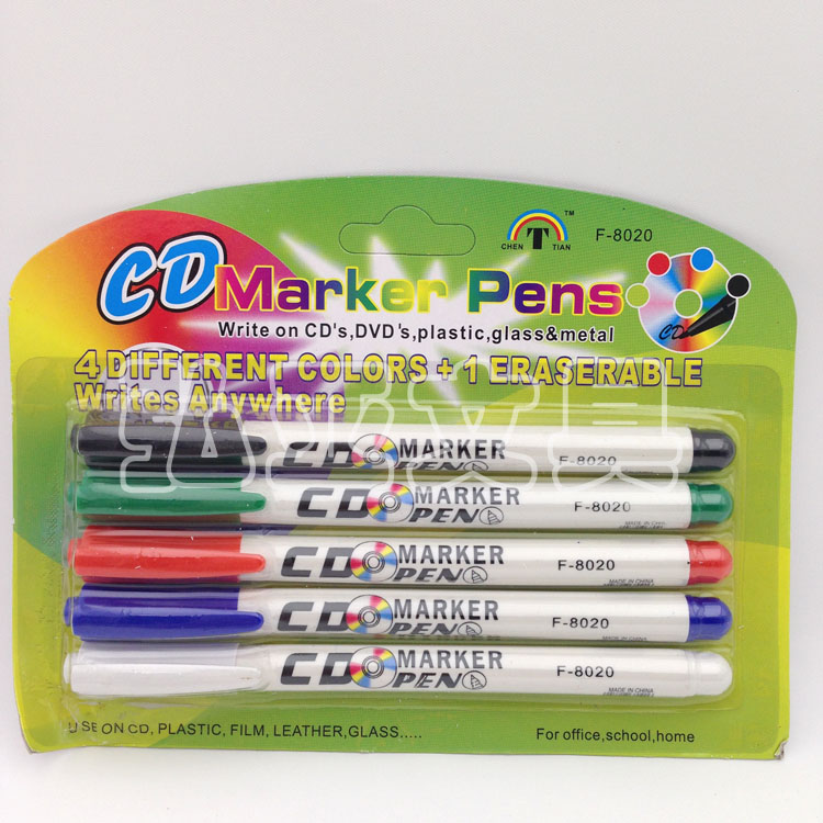 CD pens, marker pens, whiteboard pens, highlighters, various styles