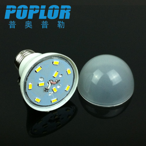5W LED bulb material plastic coated aluminum LED lamp LED lamp IC constant current environmental protection