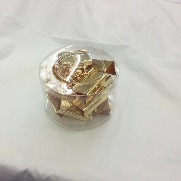 高档配饰 燕尾夹 反尾夹 51mm 票价 金色长尾夹