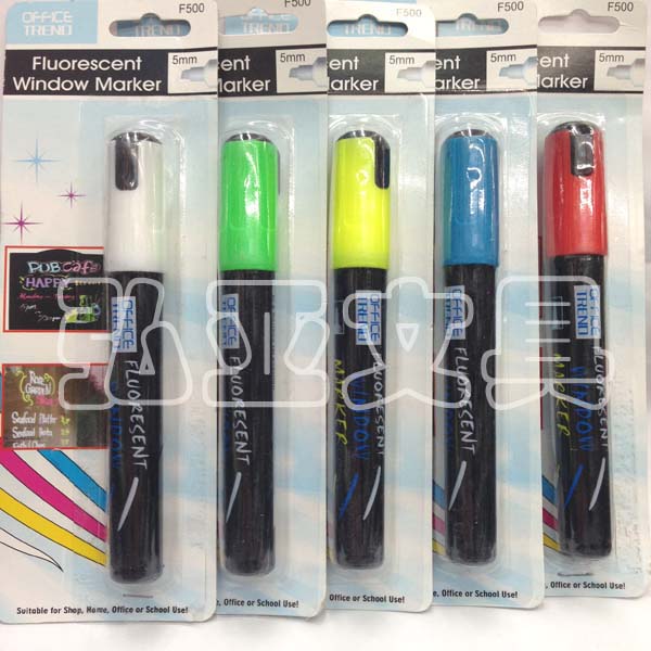 Liquid chalk electronic fluorescent board highlighter pen Glass pen Window pen