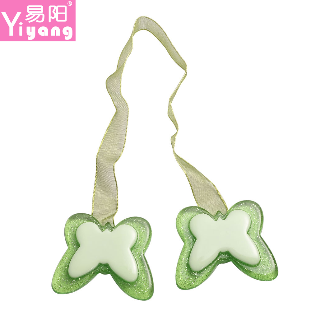 欧式蝴蝶形树脂纽扣塑料窗帘扣 绑带磁扣创意百搭磁性窗帘扣