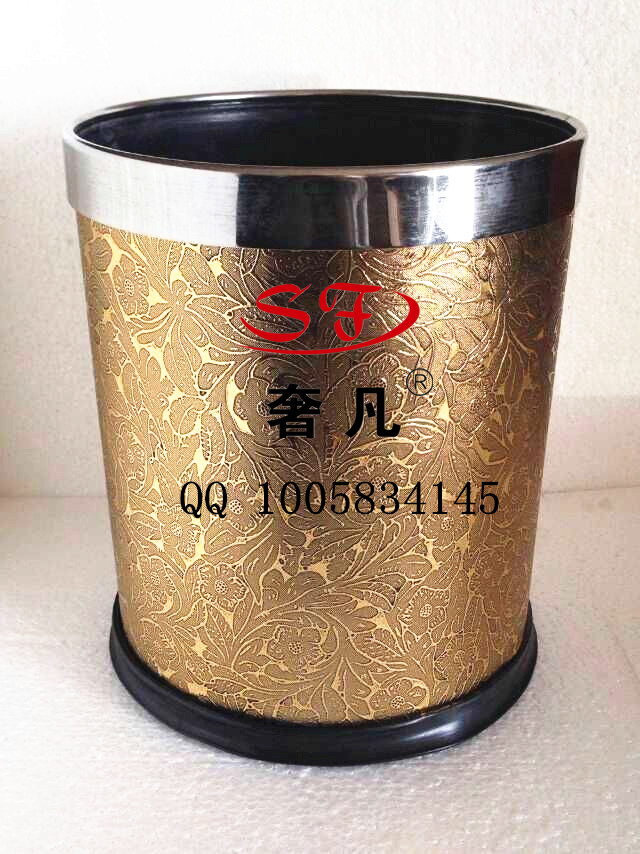 欧式创意时尚垃圾桶酒店防碎卫生间垃圾桶产品图