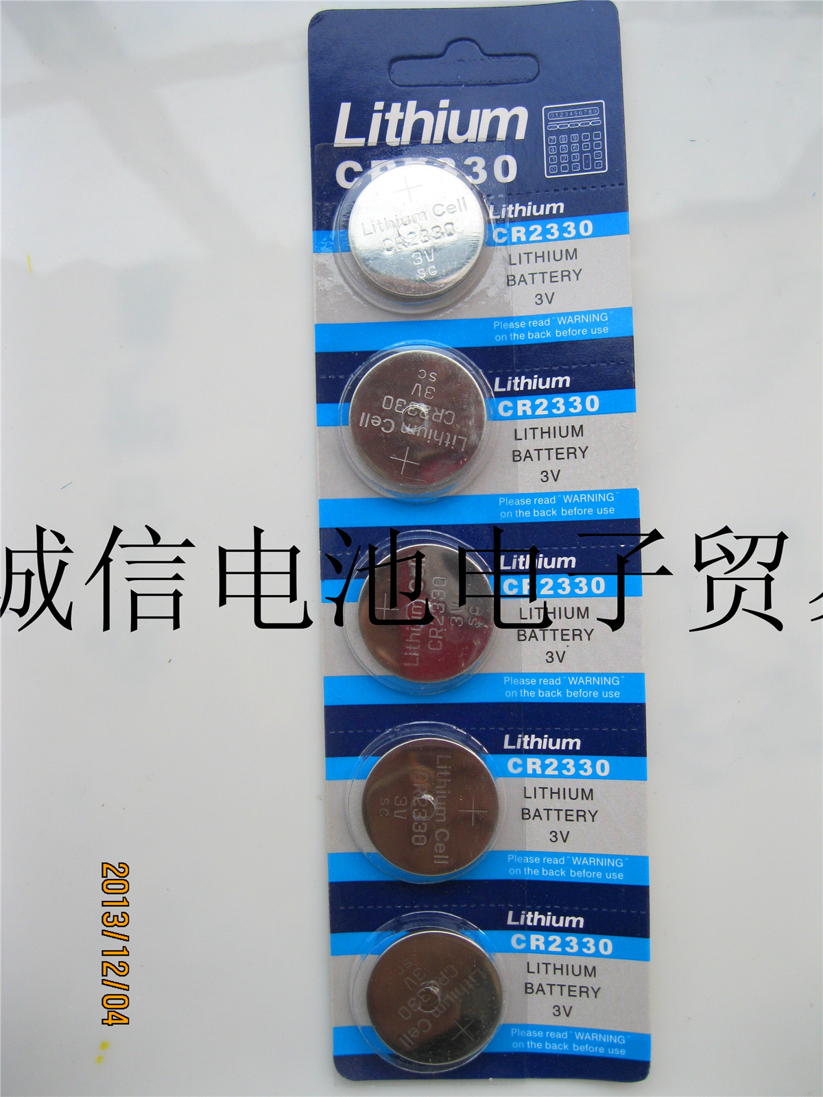 CR 2330 电子 3V 电池 CR 2330 纽扣电池