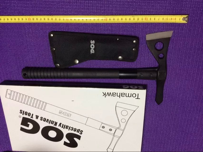 索格SOG户外开山消防斧 野营斧子工兵手斧战斧 F01T-N