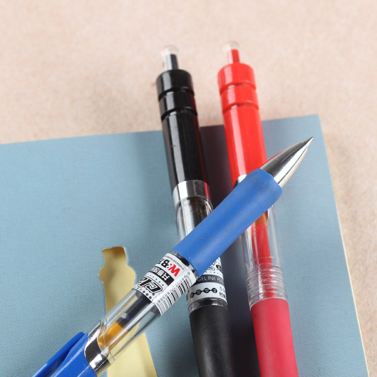 Wanbang K36 Office Press Test Gel Pen (Red, Blue, Black) Specification image