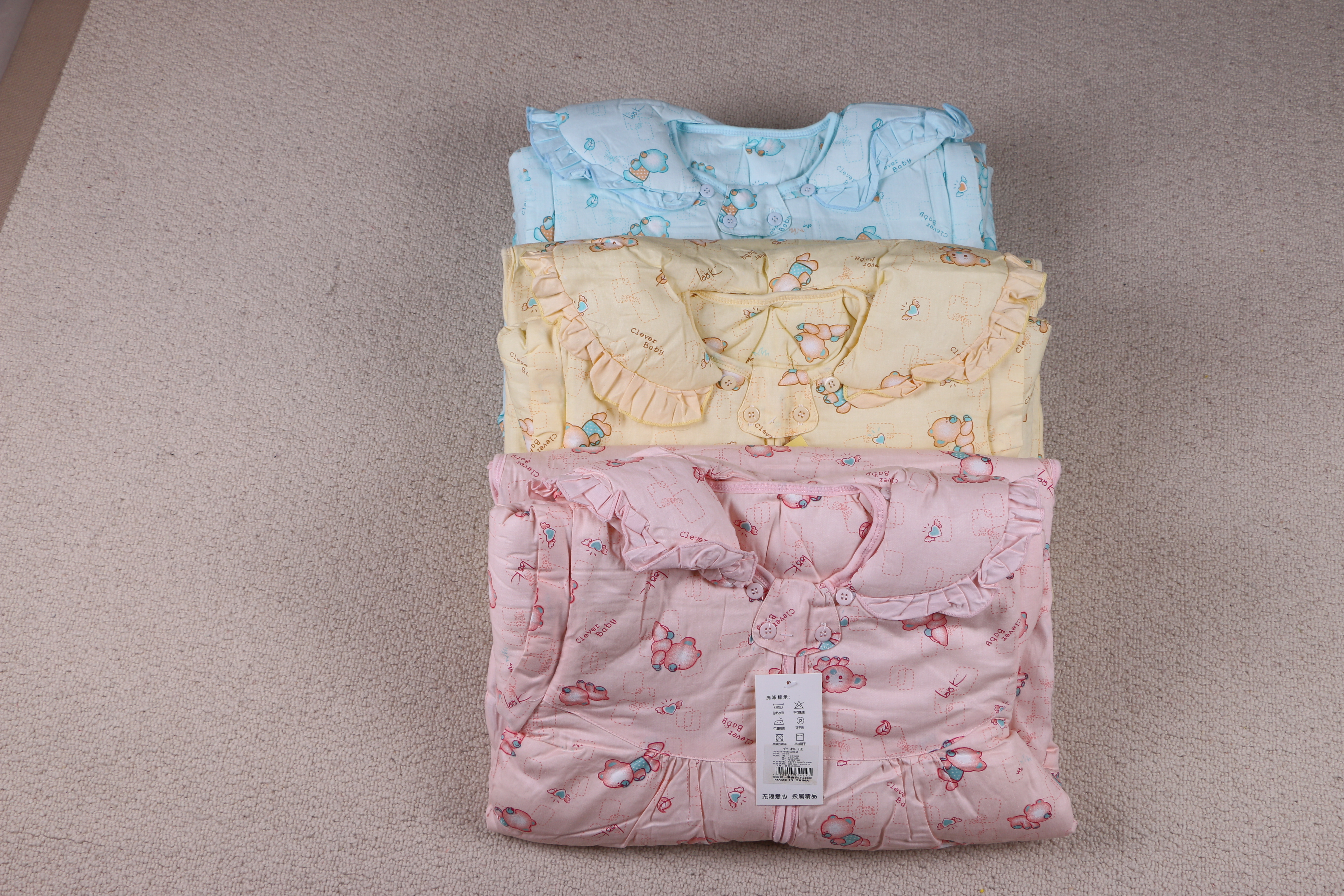 Baby Fall And Winter Cotton Sleeping Bag Pure Cotton Sleeveless Sleeper Bag Baby Supplies