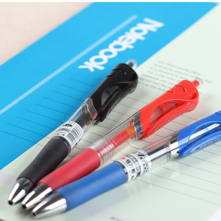 Wanbang K36 Office Press Test Gel Pen (Red, Blue, Black)