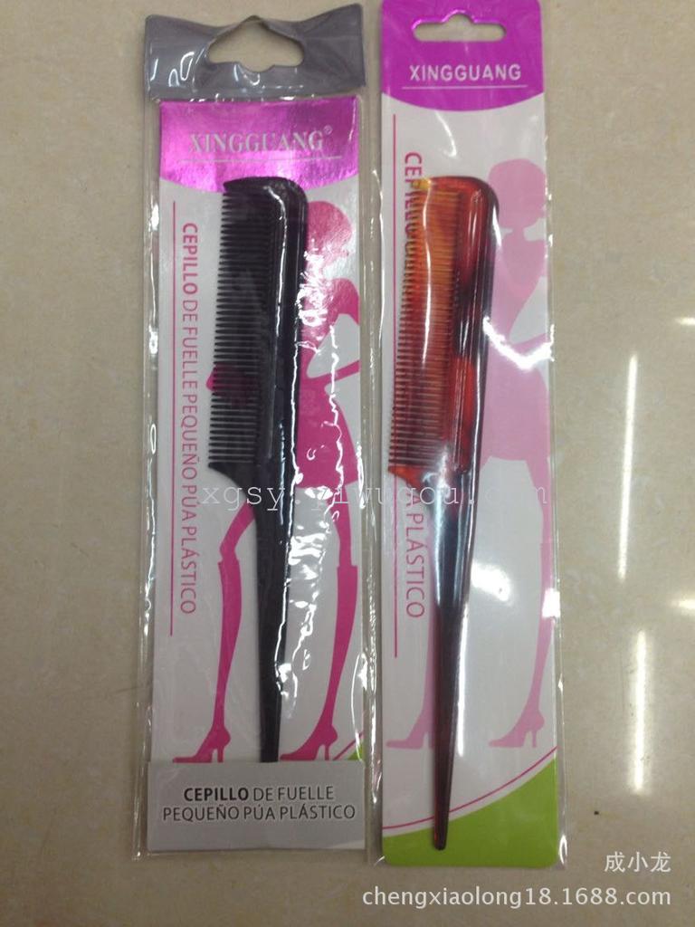 批发理发店美发专用尖尾梳 挑发梳子细节图