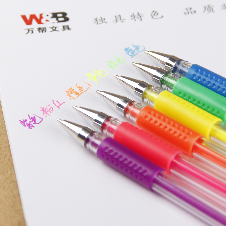 Wholesale of new eco-friendly set of 6-color highlighters of Model 3576 stationery