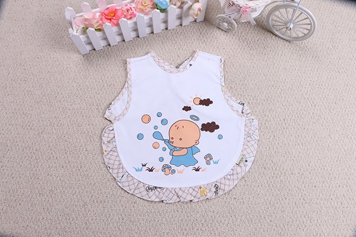 Newborn Baby Bib Pure Cotton Cute Cartoon Pure Cotton Bib Baby Supplies