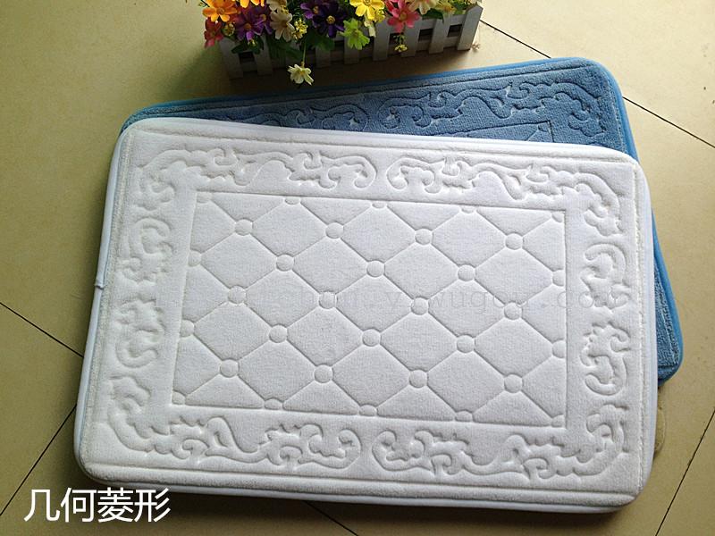 海绵压花门口垫 石头 脚丫 卡通 格子 等花型