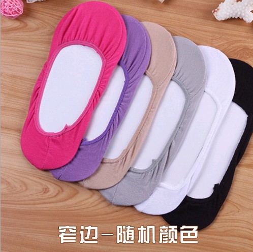 春夏皮筋袜棉质薄款船袜 女士袜子浅口隐形女袜产品图