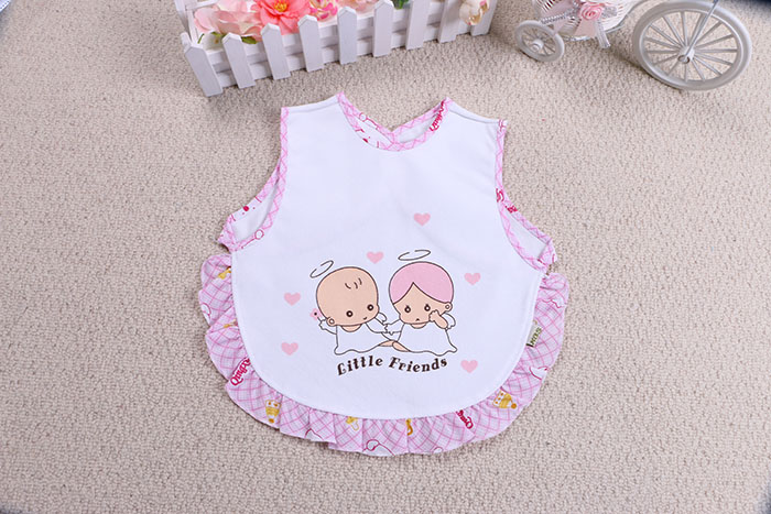 Newborn Baby Bib Pure Cotton Cute Cartoon Pure Cotton Bib Baby Supplies details Picture