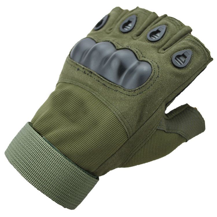 丛林户外运动半指手套（军绿色黑色沙色）gloves