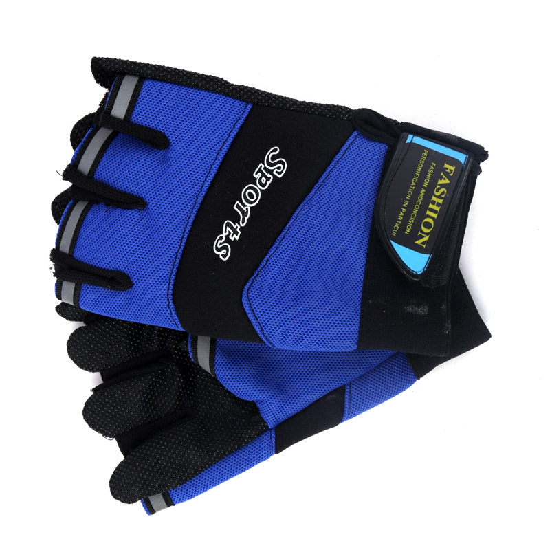 夏季男女手套半指手套运动骑车防滑防晒手套B2S1产品图