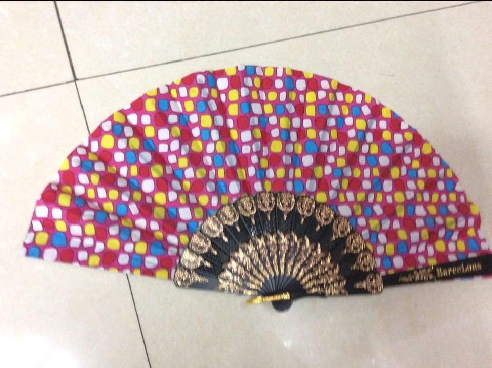 塑料石头折扇子产品图