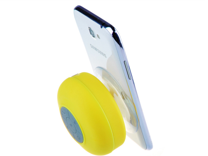 Factory direct sales of level 4 waterproof bathroom Bluetooth speaker suction cup car hands-free Bluetooth speaker details Picture
